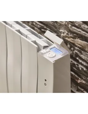 Radiateur connecté Galapagos bas 0700W gris étoilé ATLANTIC 501853