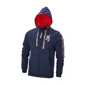 Sweat Snapshot zippé Browning Bleu Marine